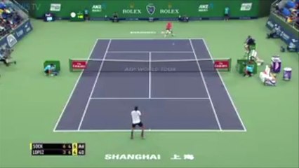 Feliciano Lopez fait un point exceptionnel sur une balle de match adverse