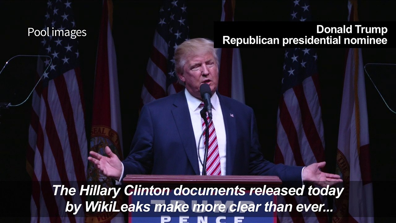 Trump, Clinton attack each other after WikiLeaks leaks more