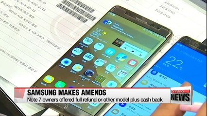 Samsung offers Note 7 owners full refund or replacement after production halt