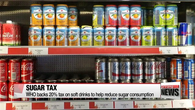 World Health Organization backs tax on sugary drinks