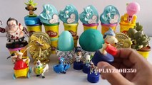 PLAY DOH SURPRISE EGGS with Surprise Toys,Disney,  Shrek,Dota 2,Ice Age,Rio 2,Surprise Eggs Video, Videos for Kids, Egg