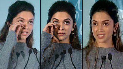 Deepika Padukone CRIES Badly Talking About Depression In Delhi | Live Love Laugh