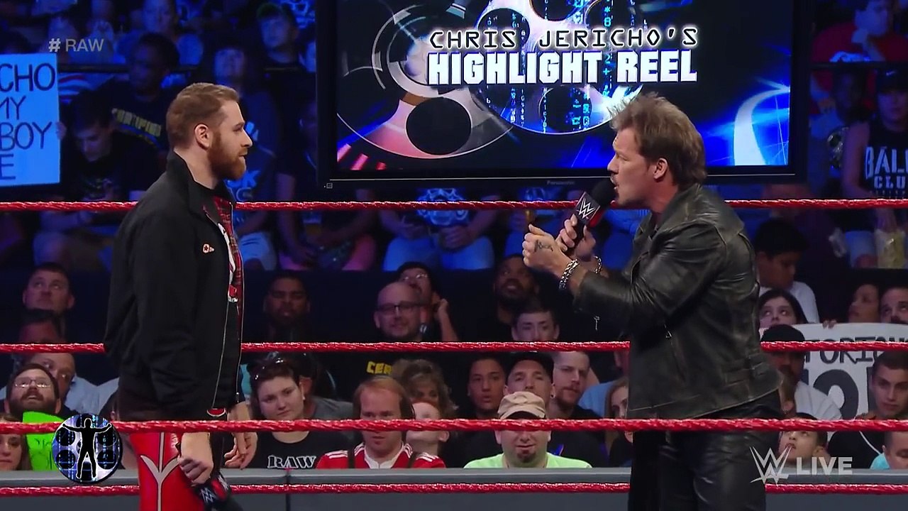 Chris Jericho invites Sami Zayn onto "The Highlight Reel": Raw, Sept. 12, 2016