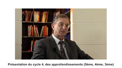 Présentation du cycle 4