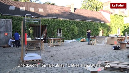 Qu'on y reste 1 minute ou 1 heure cette douche ne consomme que 10 litres d'eau