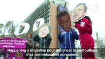 Bruxelles : happening contre les ex-commissaires