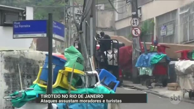 Intensa troca de tiros assusta moradores e turistas no Rio de Janeiro
