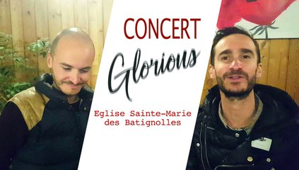Concert de Glorious - 16 décembre 2016 - Paris - Batignolles