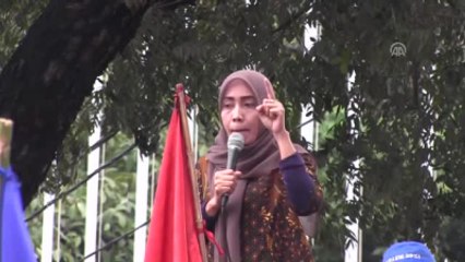 Endonezya'da İşçi Protestosu - Cakarta
