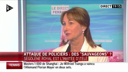 "Des sauvageons" : Ségolène Royal vole au secours de Bernard Cazeneuve