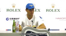 Rafael Nadal Press conference / R2 Shanghai Rolex Masters 2016