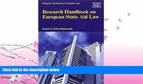 READ book  Research Handbook on European State Aid Law (Research Handbooks in European Law