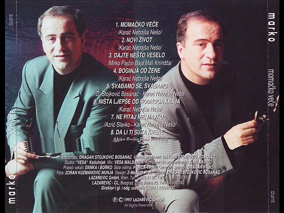 Marko Djuranovic-Momacko vece 1997
