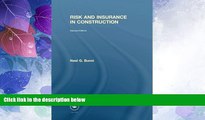 Big Deals  Risk and Insurance in Construction  Best Seller Books Most Wanted