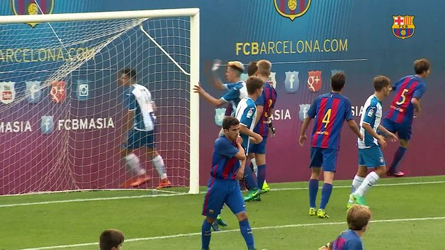[HIGHLIGHTS] FUTBOL (Juvenil B): FC Barcelona – RCD Espanyol (1-0)