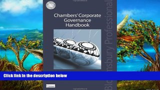 Deals in Books  Chambers  Corporate Governance Handbook: Fifth Edition (Criminal Practice Series)