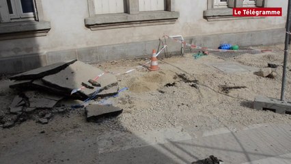 Auray. Une grenade paralyse le centre-ville