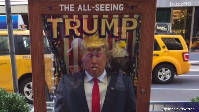 Mysterious Trump Fortune Teller Appears in New York City
