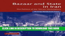 New Book Bazaar and State in Iran: The Politics of the Tehran Marketplace (Cambridge Middle East