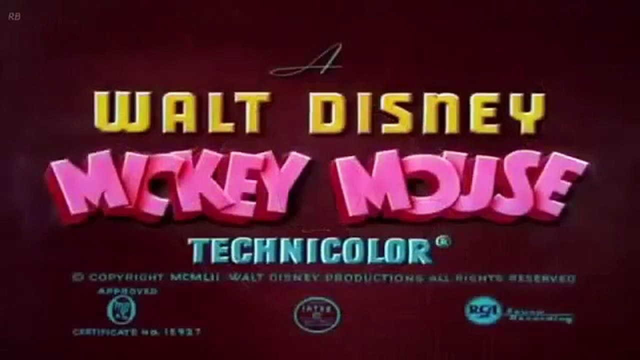 Mickey Mouse and Pluto Cartoons ! THE SIMPLE THINGS
