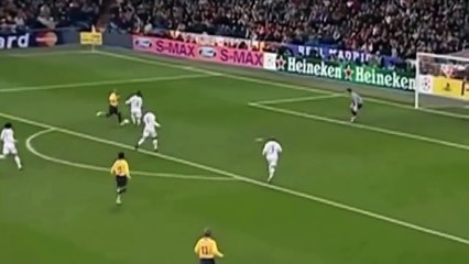 Incredible Thierry Henry goal vs Real Madrid