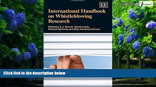 Books to Read  International Handbook on Whistleblowing Research (Elgar Original Reference)  Best