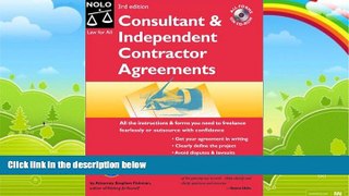 Books to Read  Consultant   Independent Contractor Agreements, Third Edition  Full Ebooks Best