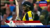 Shahid Afridi super over in County Cricket