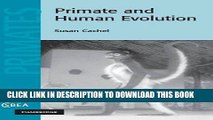 [PDF] Primate and Human Evolution (Cambridge Studies in Biological and Evolutionary Anthropology)