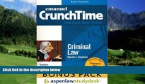 Big Deals  Crunchtime Criminal Law: Aspenlaw Studydesk Bonus Pack  Best Seller Books Most Wanted