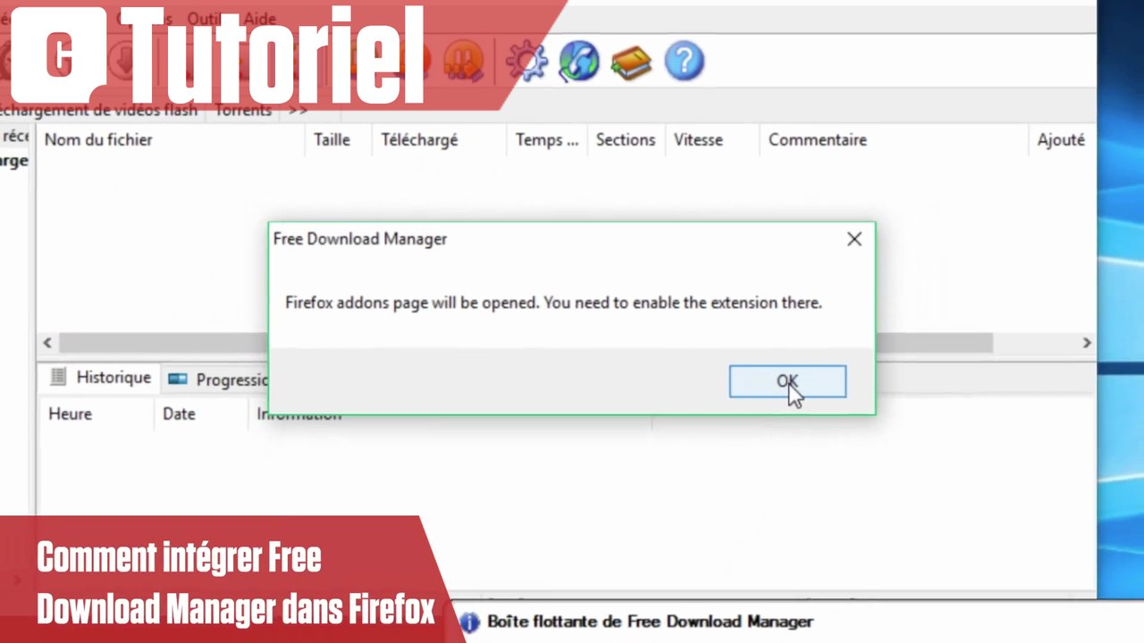 Comment Intégrer Free Download Manager Dans Firefox - Vidéo.