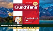 Big Deals  CrunchTime: Constitutional Law (Print   eBook Bonus Pack): Constitutional Law Studydesk