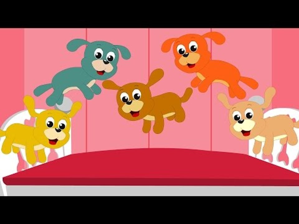 Nursery Rhymes By Kids Baby Club - Five little Puppies | Nursery Rhyme