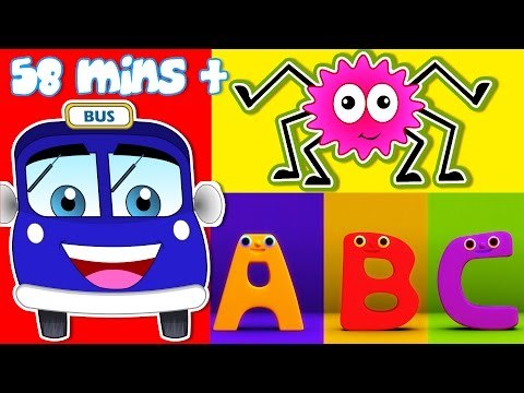 Wheels On The Bus | Incy Wincy | Kids Songs and Nursery Rhymes | Plus More Rhymes | 58 Mins Long