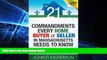 Must Have  The 21 Commandments Every Home Buyer or Seller In Massachusetts Needs To Know  READ