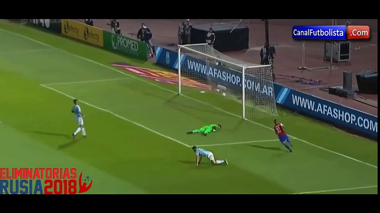 Argentina vs Paraguay 0-1 Gol Derlis González Eliminatorias 2016 HD