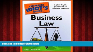 FREE PDF  The Complete Idiot s Guide to Business Law  DOWNLOAD ONLINE