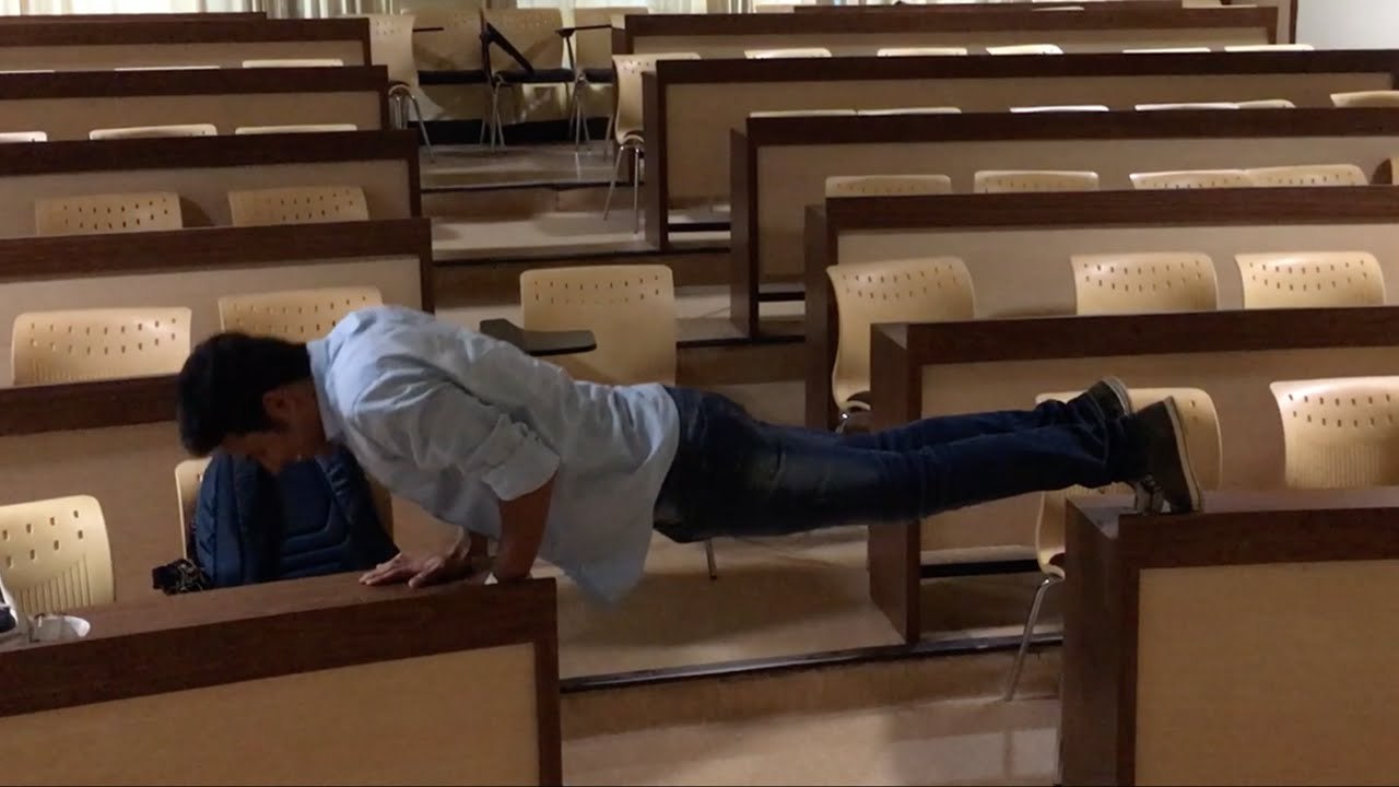 pushups in the class | VLOG_007