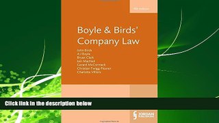 FREE DOWNLOAD  Boyle   Birds  Company Law: Ninth Edition  BOOK ONLINE