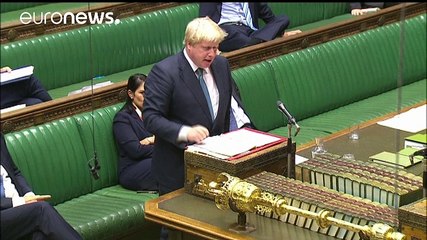 Johnson slams Russian action in Syria as bombs rain down on Aleppo