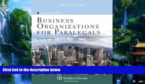 Books to Read  Business Organizations for Paralegals, Sixth Edition (Aspen College)  Best Seller