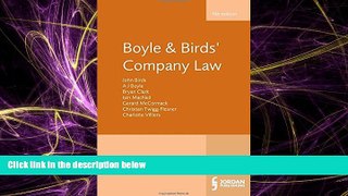 FREE DOWNLOAD  Boyle   Birds  Company Law: Ninth Edition READ ONLINE