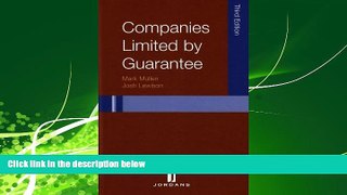 FREE DOWNLOAD  Companies Limited by Guarantee: Third Edition  BOOK ONLINE