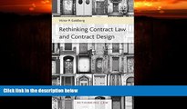 READ book  Rethinking Contract Law and Contract Design (Rethinking Law Series, #1) READ ONLINE