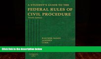 Big Deals  Student s Guide to the Federal Rules of Civil Procedure  Best Seller Books Most Wanted