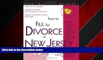 FREE PDF  How to File for Divorce in New Jersey (Legal Survival Guides)  BOOK ONLINE