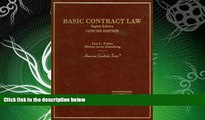 READ book  Fuller And Eisenberg Basic Contract Law CONCISE EIGHTH EDITION (American Casebook