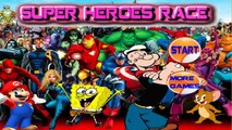 Spongebob Squarepants|Spongebob Squarepants Full Episodes|Spongebob Super Heroes Race