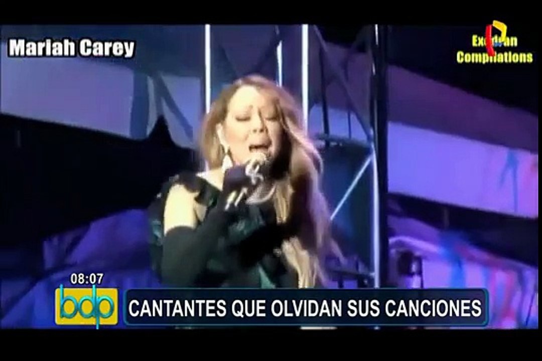 VIDEO: cuando los artistas olvidan sus canciones