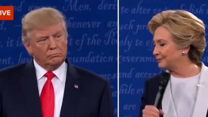 Donald Trump BURNS Hillary with -You'd be in jail- line - YouTube